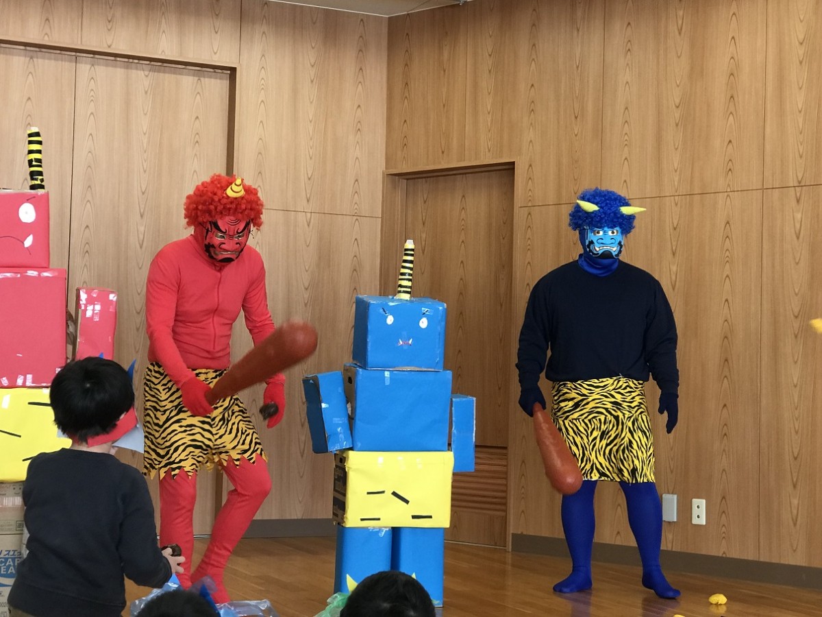 鬼がきたーーーー!!