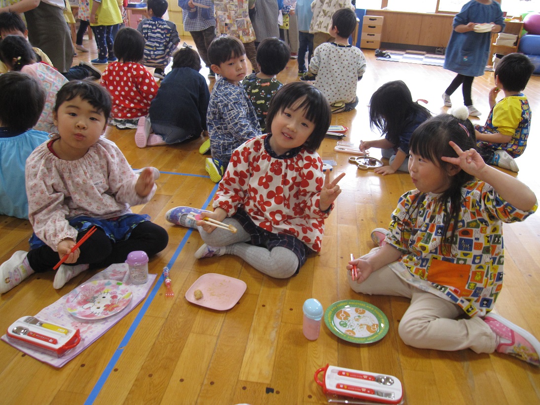 お餅つき