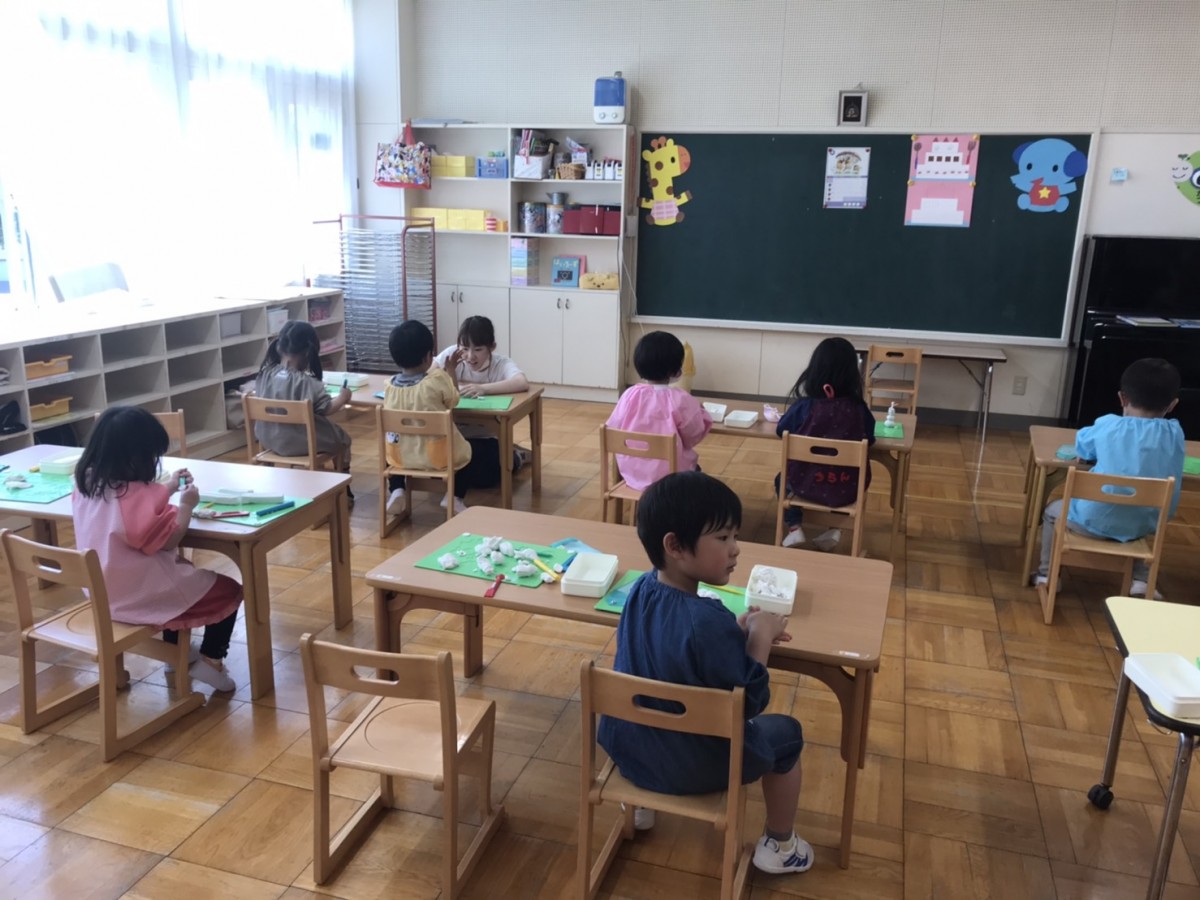 幼稚園再開です!